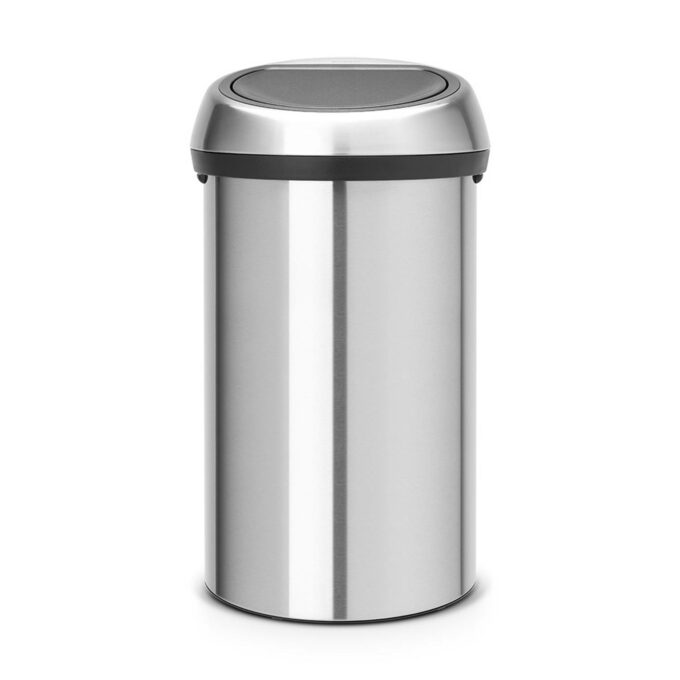 Brabantia Touch Bin Afvalemmer 60 Liter - Matt Steel